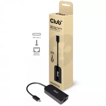 CLUB3D USB 3.2 Gen1 Type C į RJ45 2.5Gbps adapteris