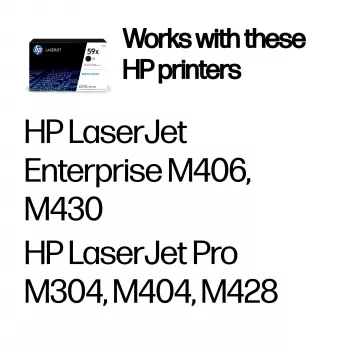 Kasetė su toneriu HP 59X High Yield CF259X 10000 puslapių Juoda