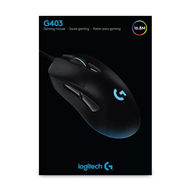 LOGITECH G403 Hero Gaming Mouse USB Black EWR2