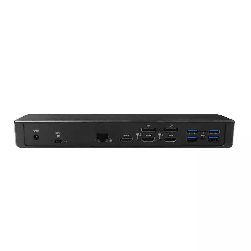 CLUB3D CSV-1562 USB3.2 Gen1 Type-C universalus dokas su 3x 4K30Hz, įkrovimu ir DisplayLink sertifikatu
