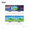 CLUB3D CSV-1562 USB3.2 Gen1 Type-C universalus dokas su 3x 4K30Hz, įkrovimu ir DisplayLink sertifikatu