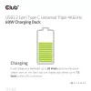 CLUB3D CSV-1562 USB3.2 Gen1 Type-C universalus dokas su 3x 4K30Hz, įkrovimu ir DisplayLink sertifikatu