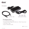 CLUB3D CSV-1562 USB3.2 Gen1 Type-C universalus dokas su 3x 4K30Hz, įkrovimu ir DisplayLink sertifikatu