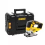 Pjūklas stūmoklinis DeWALT DCS334NT-XJ belaidis 18V, eiga 2,6 cm, pjovimo gylis medyje 135 mm, nuožulnumas 0–45°, viršutinė rankena, minkšta rankena