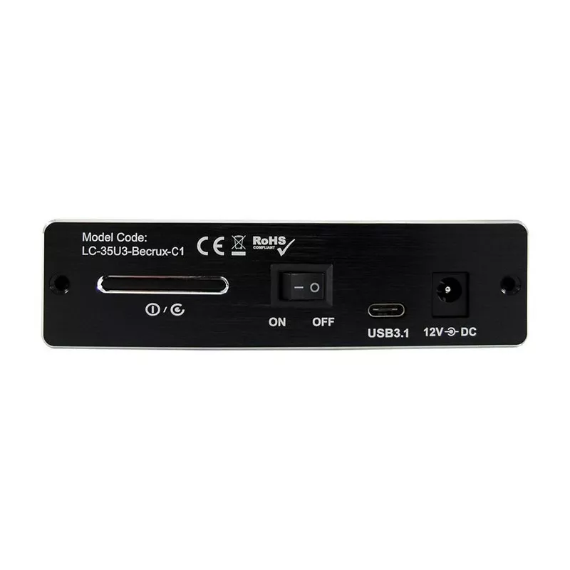 Išorinis HDD korpusas LC-Power LC-35U3-Becrux-C1 Juodas 3.5 colio
