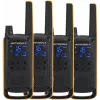 Motorola Talkabout T82 Extreme Quad Pack – 4× PMR racijos, 16 kanalų, IPX4, 500 mW, įkraunamos NiMH baterijos, micro-USB