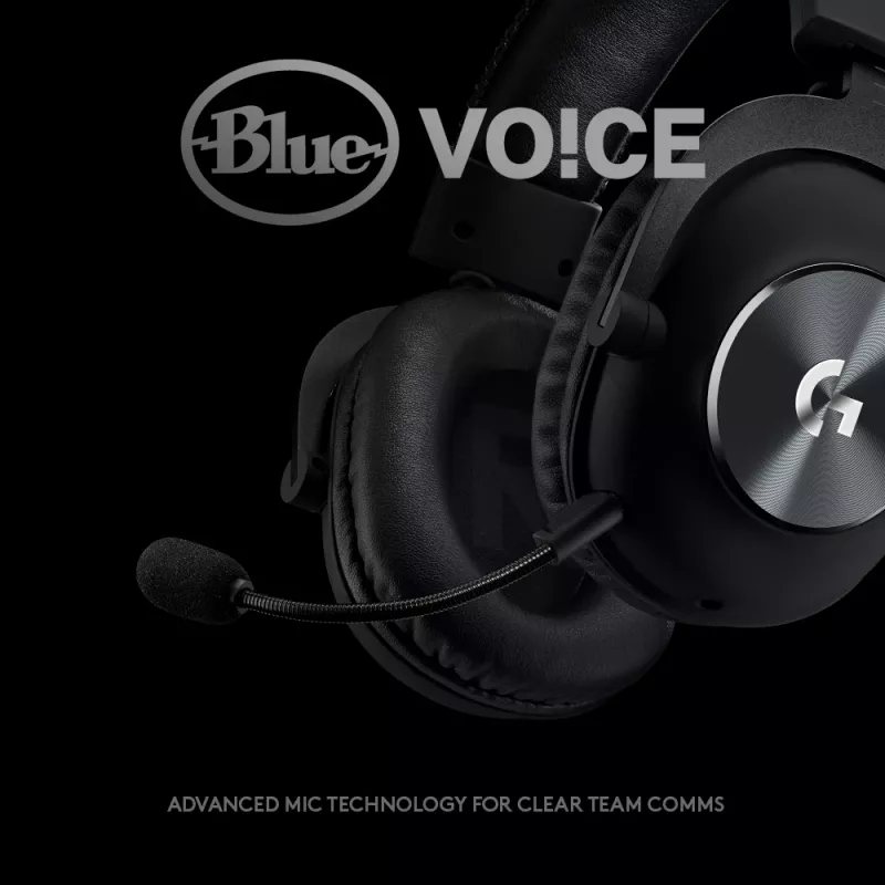 LOGITECH G Pro X žaidimų ausinės – 3,5 mm – juodos