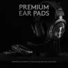 LOGITECH G Pro X žaidimų ausinės – 3,5 mm – juodos