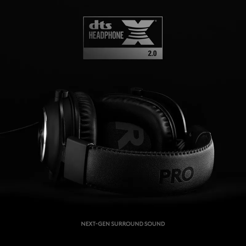 LOGITECH G Pro X žaidimų ausinės – 3,5 mm – juodos