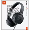 JBL Tune 500 BLACK laidinės ausinės, 20–20000 Hz, skambučiams/muzikai, 148 g, juodos