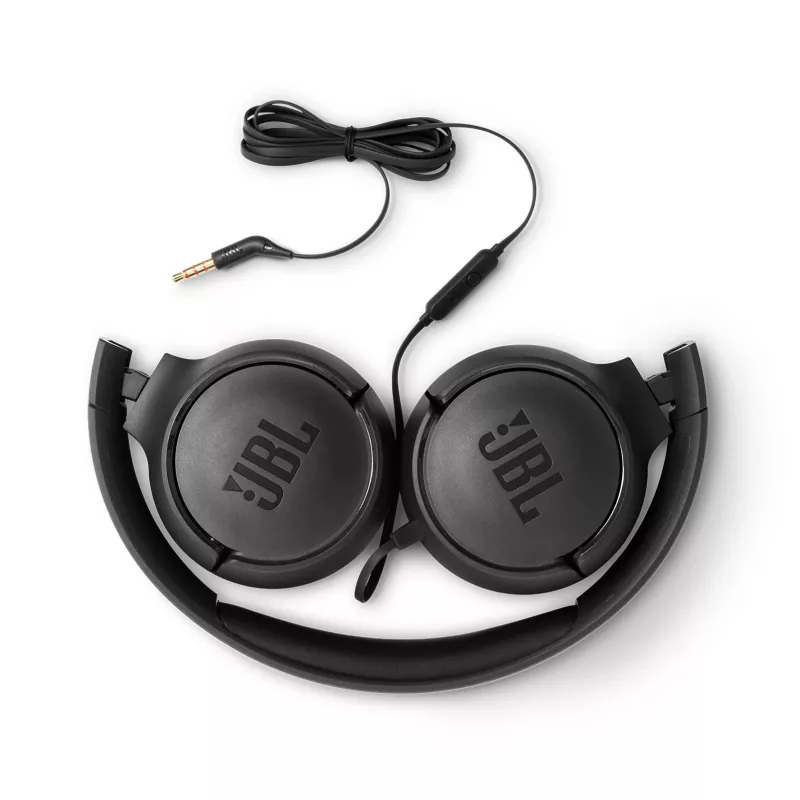 JBL Tune 500 BLACK laidinės ausinės, 20–20000 Hz, skambučiams/muzikai, 148 g, juodos
