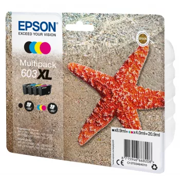 Epson C13T03A64010 originali kasetė, didelės talpos (XL), juoda, žydra, raudona, geltona, 1 vnt.