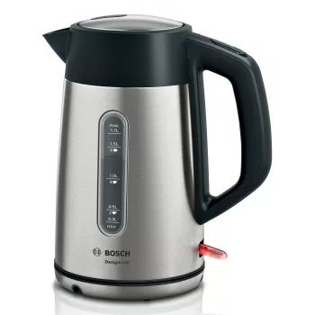 Bosch TWK4P440 elektrinis virdulys 1,7 L 2400 W juodas, nerūdijantis plienas