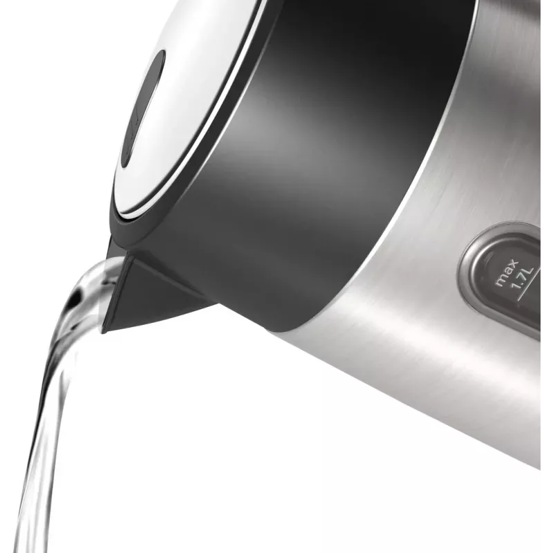 Bosch TWK4P440 elektrinis virdulys 1,7 L 2400 W juodas, nerūdijantis plienas