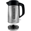 Bosch TWK4P440 elektrinis virdulys 1,7 L 2400 W juodas, nerūdijantis plienas