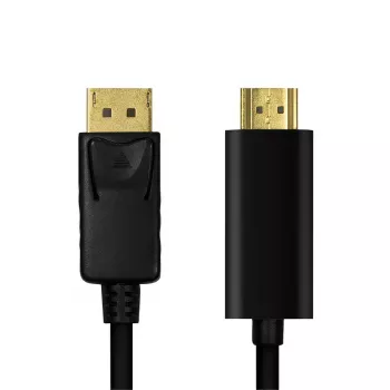 Vaizdo kabelio adapteris LogiLink CV0128 3 m DisplayPort HDMI A tipas Juodas