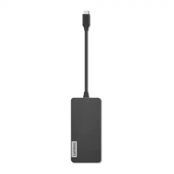 Dokavimo stotelė Lenovo GX90T77924 – USB-C 7-in-1 centras su HDMI, USB-A 3.2 Gen1, USB 2.0, SD/MicroSD kortelių lizdais, pilka