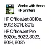 HP 912XL High Yield Original Ink Cartridge juoda