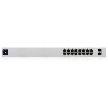 UBIQUITI NETWORKS UniFi Switch 16x Gigabit eterneto prievadai, įskaitant 8x 802.3at PoE+ prievadus