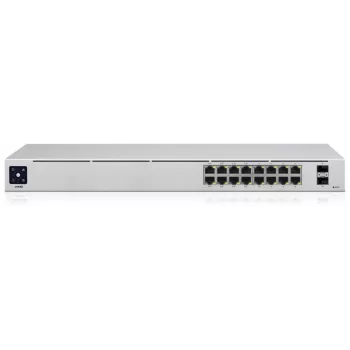 UBIQUITI NETWORKS UniFi Switch 16x Gigabit eterneto prievadai, įskaitant 8x 802.3at PoE+ prievadus