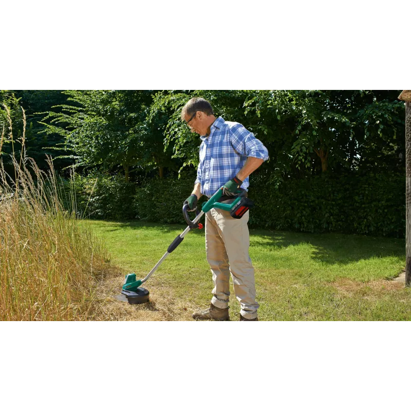 Bosch AdvancedGrassCut 36 belaidis žoliapjovės antgalis, be akumuliatoriaus ir įkroviklio, 30 cm pjovimo skersmuo, nailono valas, D formos rankena, 1,6 mm, 6 m