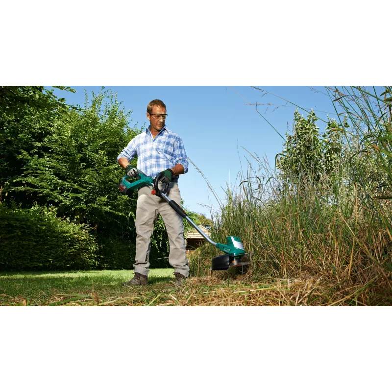 Bosch AdvancedGrassCut 36 belaidis žoliapjovės antgalis, be akumuliatoriaus ir įkroviklio, 30 cm pjovimo skersmuo, nailono valas, D formos rankena, 1,6 mm, 6 m