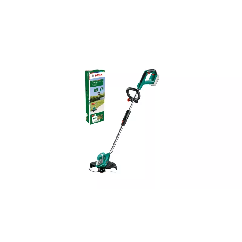 Bosch AdvancedGrassCut 36 belaidis žoliapjovės antgalis, be akumuliatoriaus ir įkroviklio, 30 cm pjovimo skersmuo, nailono valas, D formos rankena, 1,6 mm, 6 m