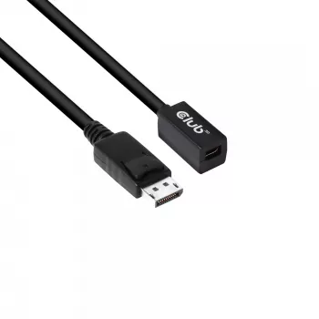 CLUB3D Mini DisplayPort 1.4 į DisplayPort prailginimo laidas 8K60Hz DSC 1.2 HBR3 HDR dvipusis F/M 1m