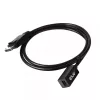CLUB3D Mini DisplayPort 1.4 į DisplayPort prailginimo laidas 8K60Hz DSC 1.2 HBR3 HDR dvipusis F/M 1m
