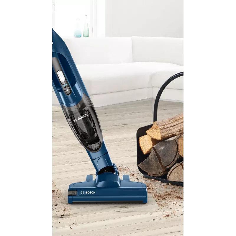 Bosch Serie 2 BBHF216 2-in-1 šluotinis dulkių siurblys, belaidis, mėlynas