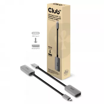 CLUB3D USB Type C į DisplayPort 1.4 8K60Hz HBR3 aktyvus adapteris