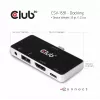 CLUB3D USB Type C 4-in-1 Hub į HDMI™ 4K60Hz USB Type C PD / USB Type A / Audio lizdas