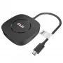 CLUB3D USB Type C 3.2 Gen 1 MST HUB DisplayPort 1.4 trigubam monitoriui CSV-1550