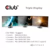 CLUB3D USB Type C 3.2 Gen 1 MST HUB DisplayPort 1.4 trigubam monitoriui CSV-1550