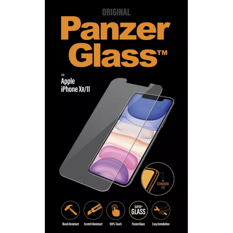 PanzerGlass® ekrano apsauginis stikliukas iPhone 11 | XR | Standard Fit