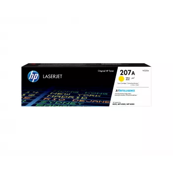 HP 207A geltonas originalus LaserJet tonerio kasetė, 1250 puslapių, geltona, 1 vnt.