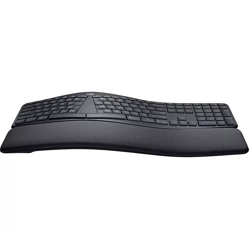 LOGITECH Ergo K860 – belaidė išskleista klaviatūra grafito spalva QWERTY Pan Nordic