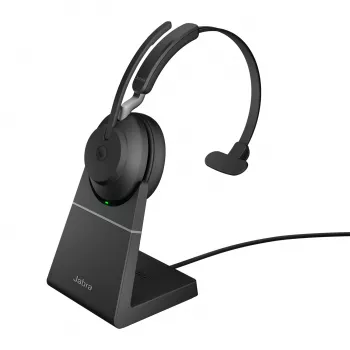 Jabra Evolve2 65 USB-A Juoda MS Įkrovimo stovas Mono