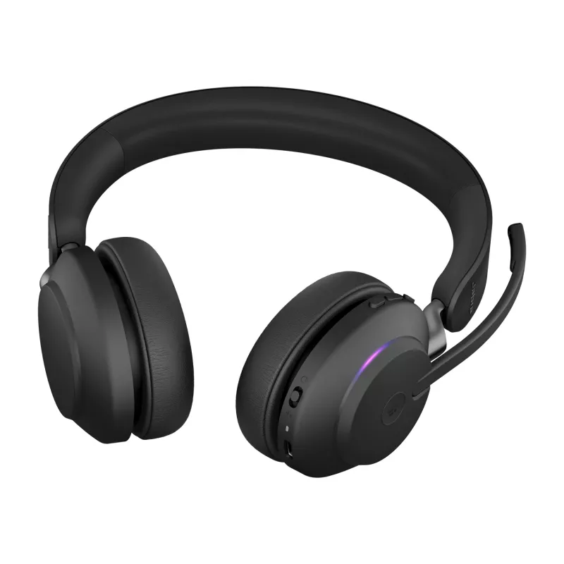 Belaidis ausinių komplektas Jabra Evolve2 65 USB-C Black MS Stereo