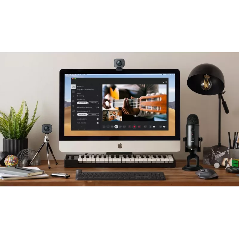 Logitech StreamCam Graphite internetinė kamera Full HD 1080p 60fps