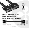 CLUB3D DVI-D Dual Link (24+1) laidas abipusis M/M 10 m/32,8 pėd. 28AWG