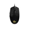 LOGITECH G102 žaidimų pelė USB juoda