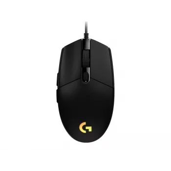LOGITECH G102 žaidimų pelė USB juoda
