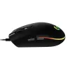 LOGITECH G102 žaidimų pelė USB juoda