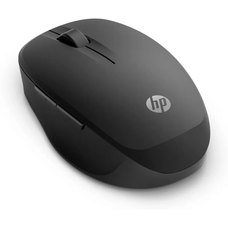 HP Dual Mode Black Mouse 300, dešinei rankai, optinė, RF belaidė, 3600 DPI, juoda