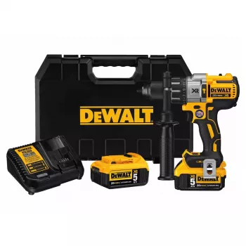 Belaidis gręžtuvas-suktuvas DeWalt DCD996P2 18V Li-Ion 5Ah Bepakelis griebtuvas 3 greičiai, 95 Nm, 2,1 kg, gręžimas su plaktuku