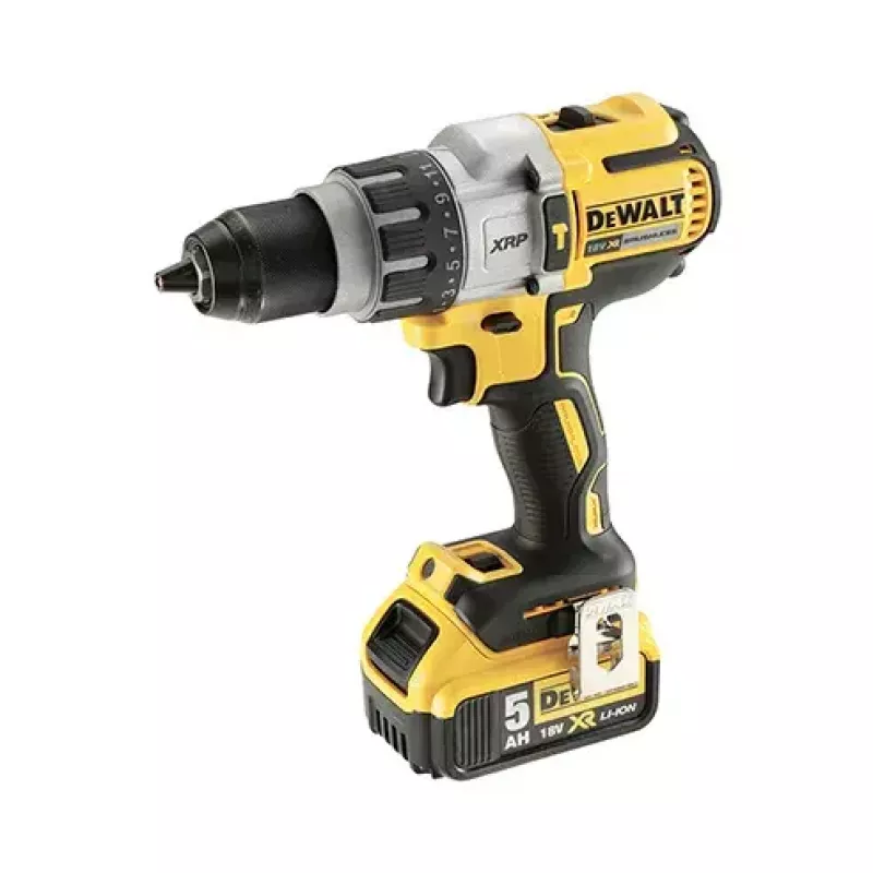 Belaidis gręžtuvas-suktuvas DeWalt DCD996P2 18V Li-Ion 5Ah Bepakelis griebtuvas 3 greičiai, 95 Nm, 2,1 kg, gręžimas su plaktuku