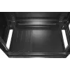 Sieninis stovas Extralink 37U 600x1000 juodas, 1200 kg talpa