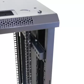 Laisvai pastatomas serverinis stovas Extralink EX.14398 22U Juodas su raktiniu užraktu