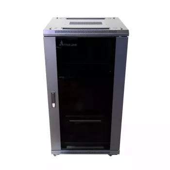 Laisvai pastatomas serverinis stovas Extralink EX.14398 22U Juodas su raktiniu užraktu